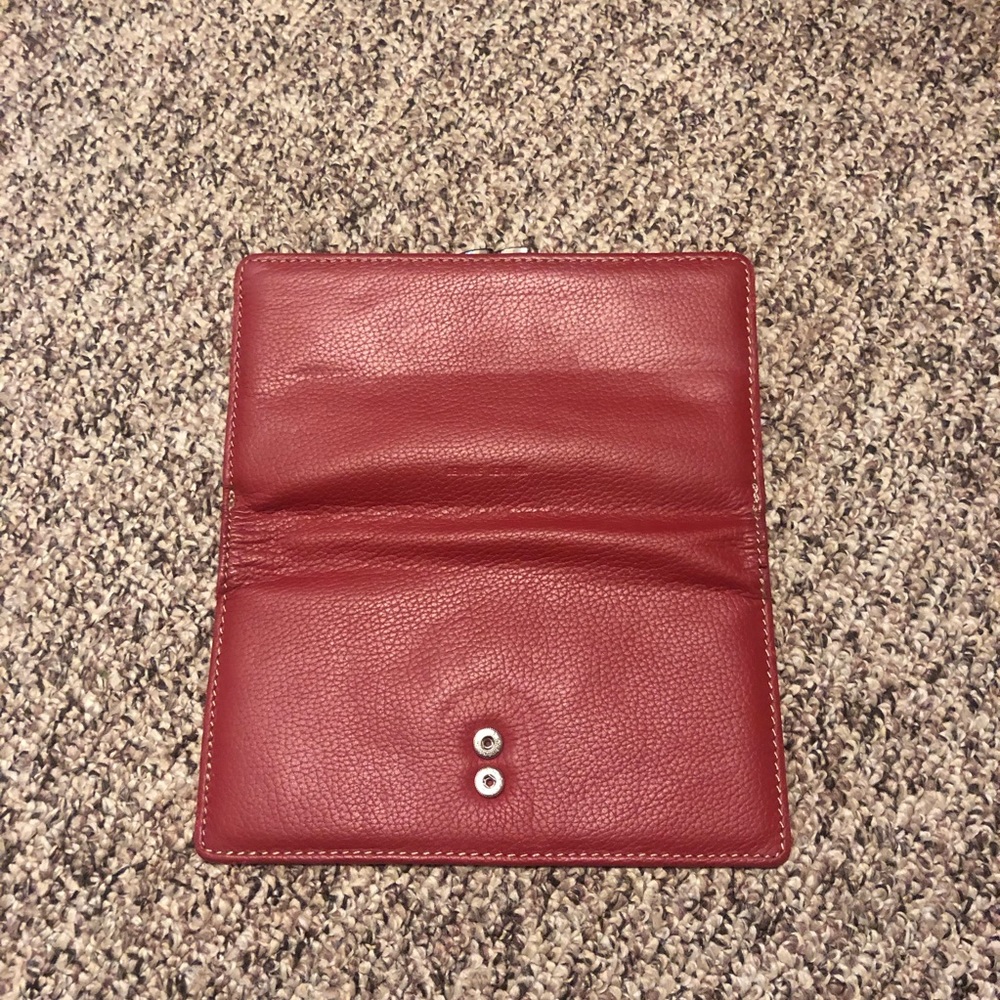 Red Leather Wallet - Picture 3 of 5